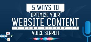 Infographics: How to prime your website for voice search