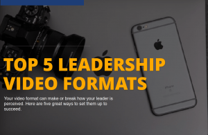 5 terrific video formats to showcase your leaders