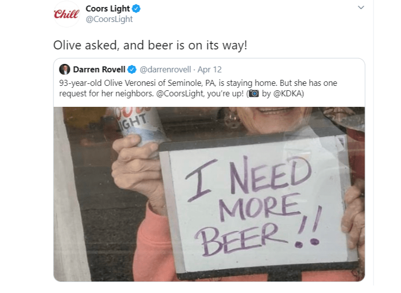 American Express tailors perks during COVID-19, Burger King offers a Whopper to smart students, and Molson Coors delivers to delighted fan