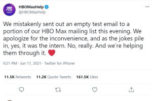 Twitter rallies to support HBO Max intern after email gaffe, smartphone is essential tool for low income Americans, and airlines seek government help on messaging