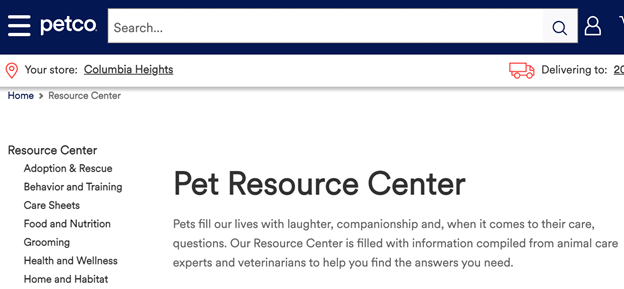 Petco-Resource-Center