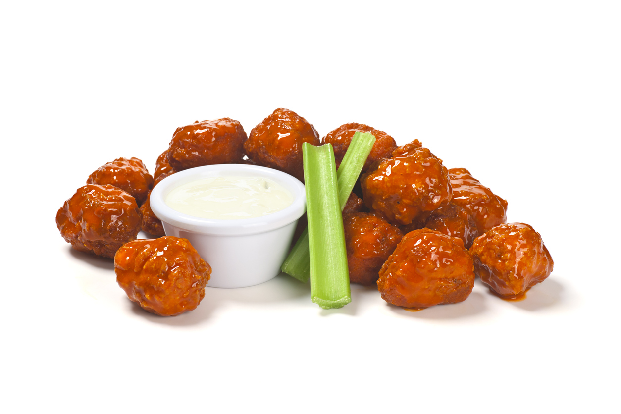 Boneless wings aren't made with wing meat.