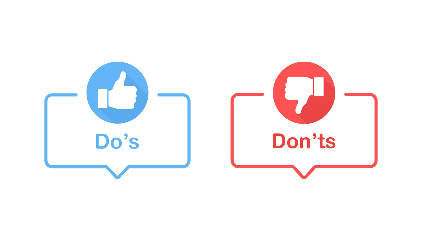 Dos and Don'ts of social media